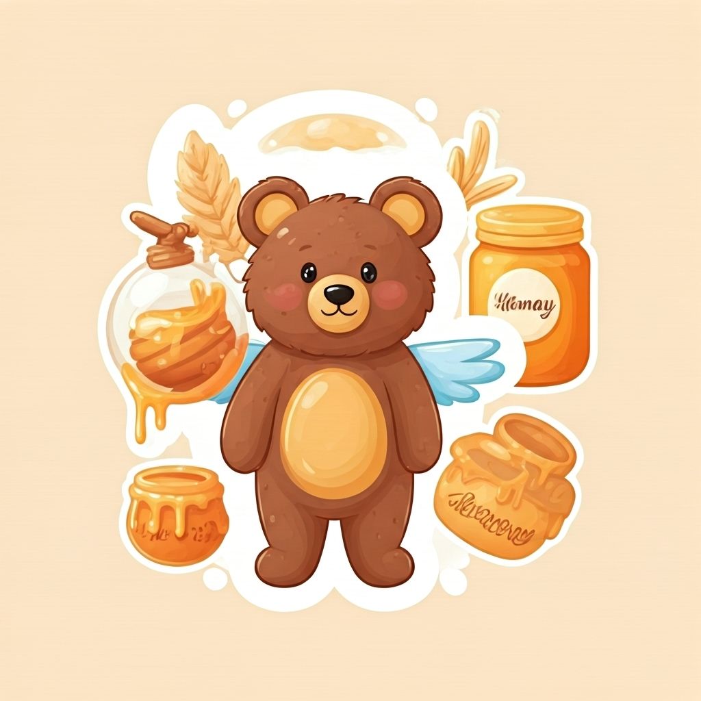 WingBEAR Sticker Pack