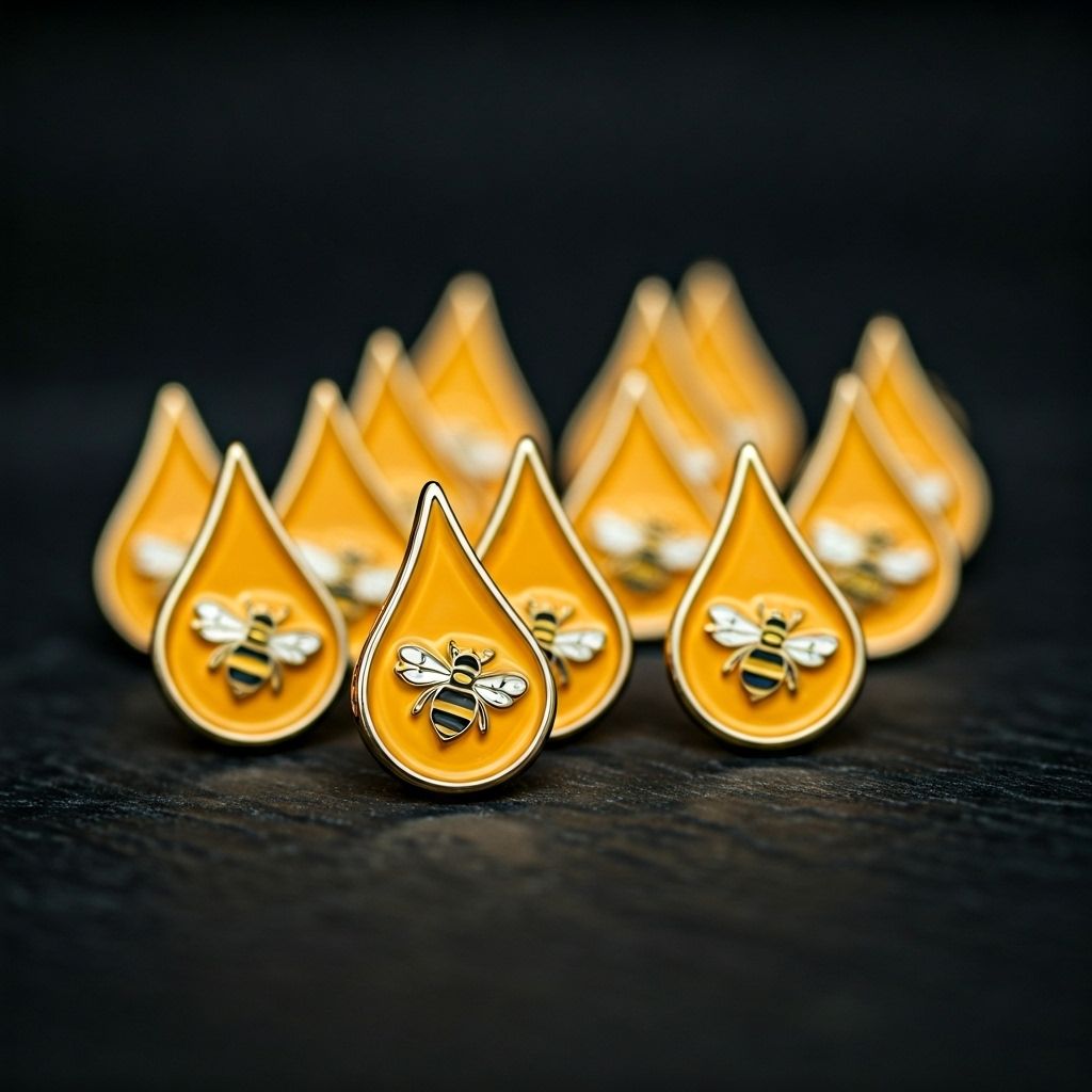 Honey Drop Pin Set